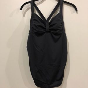 Motherhood Maternity Black Tankini Top